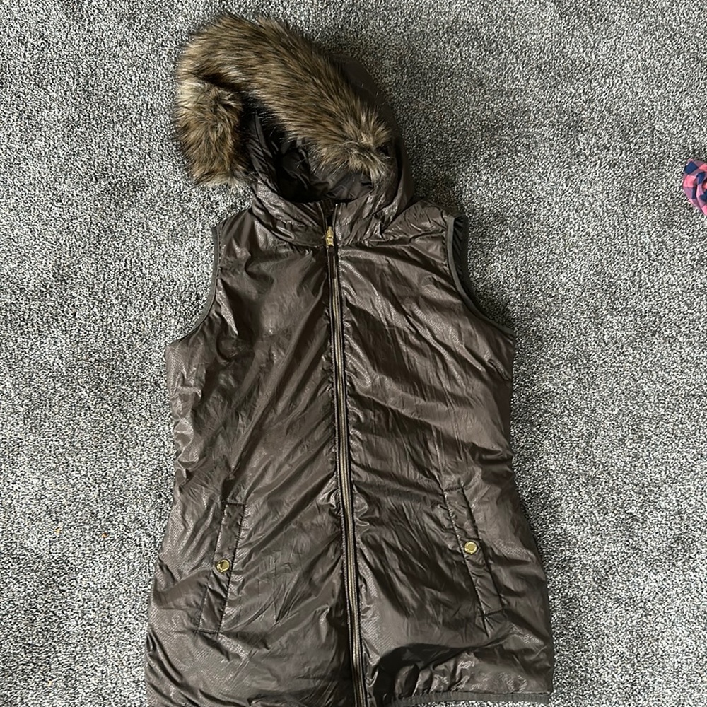 Michael Kors-Reversible Brown Vest-Small